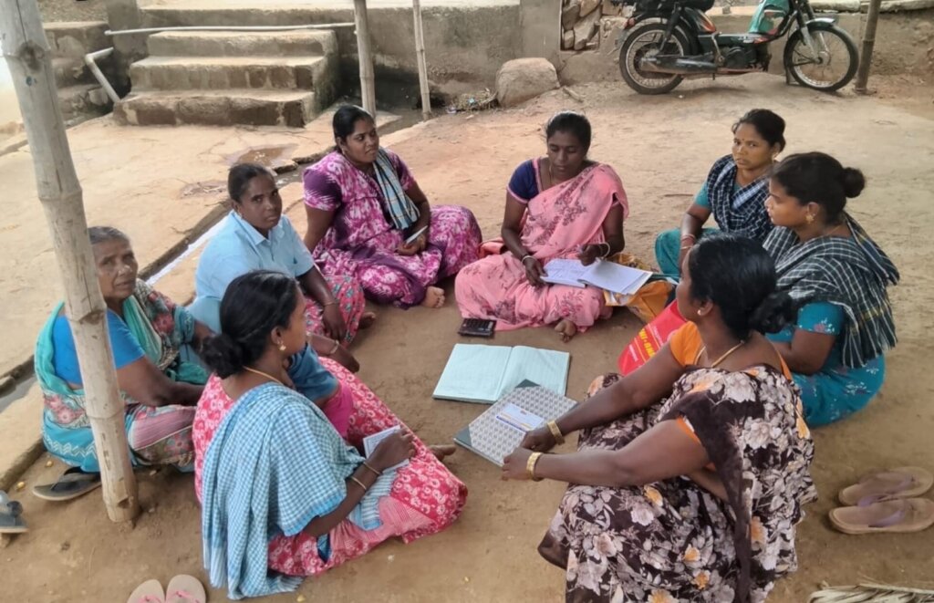 A meeting of Thekkampatti women's group