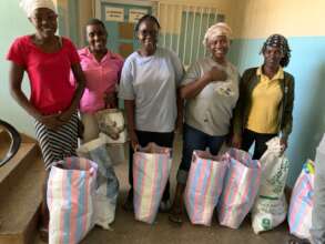 Families receiving food baskets in 2023