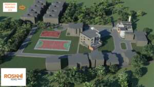 Proposed Site for 4 new buildings