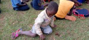JOSHUA IN OUTDOOR CLASS WITHOUT UNIFORM