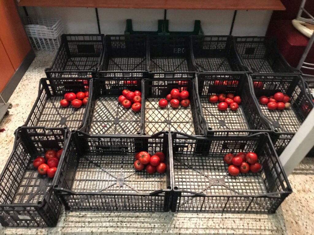 Preparing the boxes for shipping