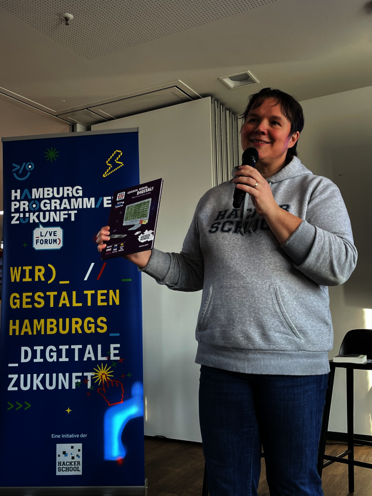 Dr. Julia Freudenberg, CEO of Hacker School