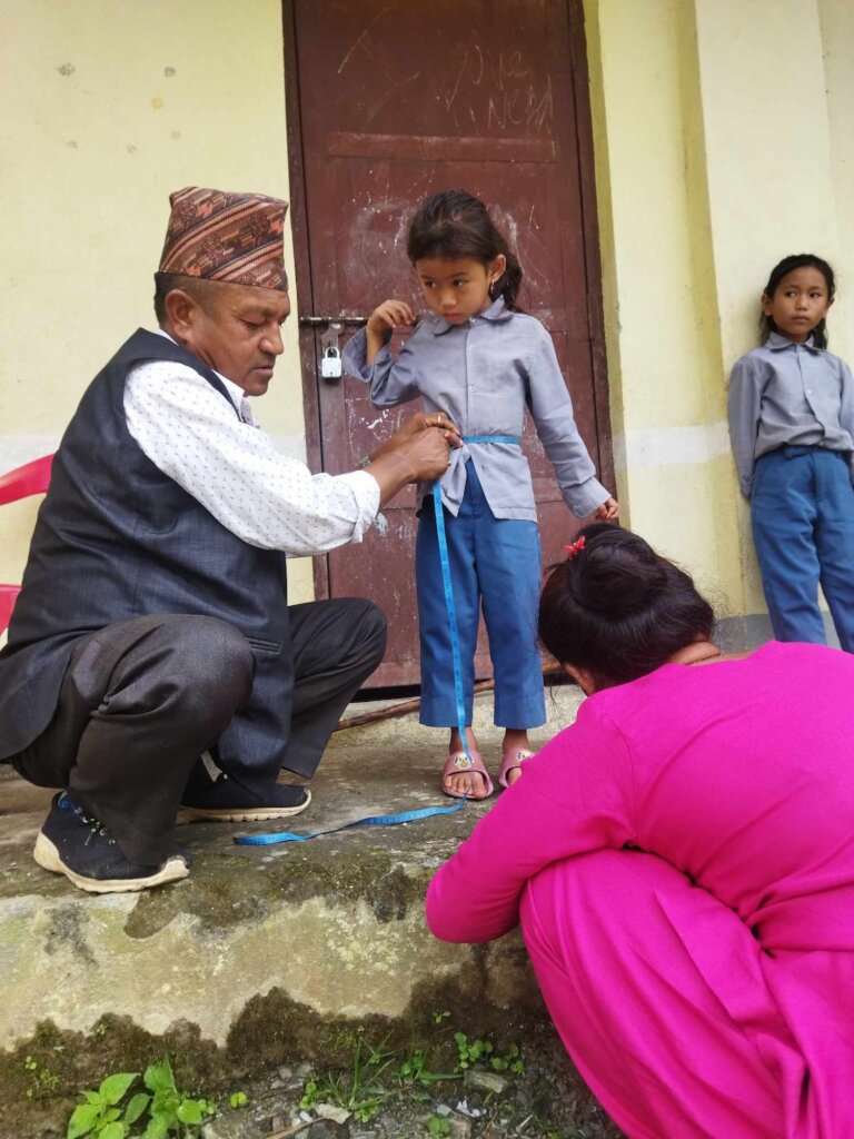 Support education in Nepal