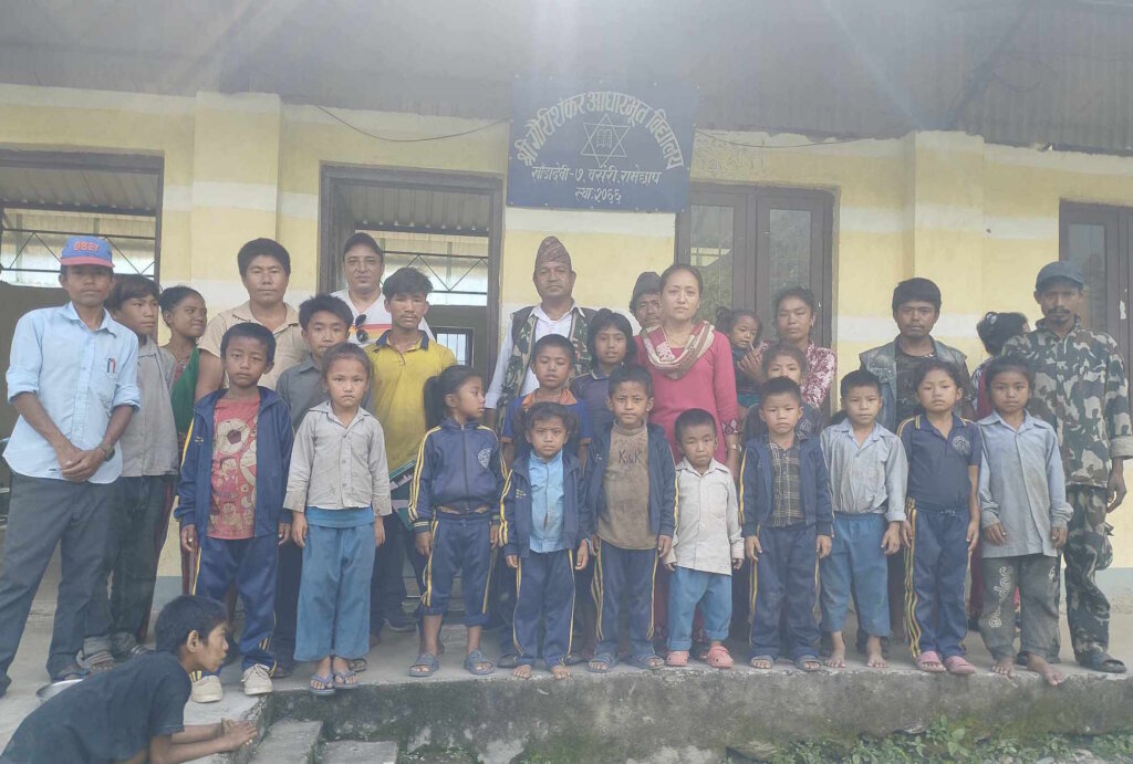 Support education in Nepal