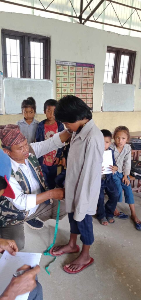Support education in Nepal
