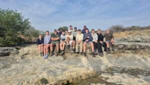 The excursion group in September