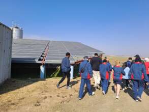 James K's 160 Solar Panels at his farm's Dairy
