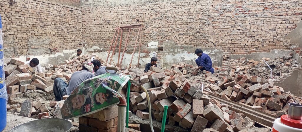 Build Shelter with Food and health supply