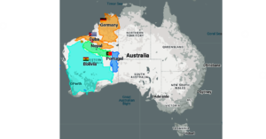 Western Australia's size perspective