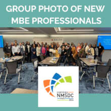 Dawn's business is MBE certified!