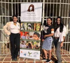 W4C founders Sara & Isabella w/ implant recipient