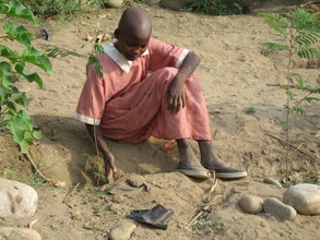 Tree planting is hard work