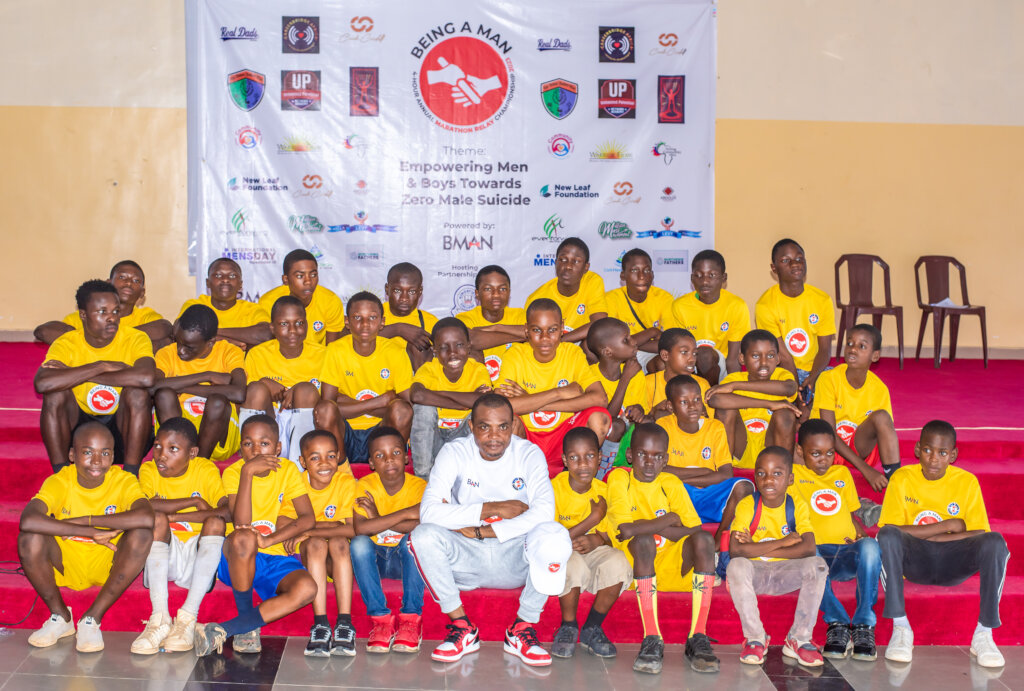 BEING A MAN -ANNUAL MARATHON RELAY FOR MEN & BOYS