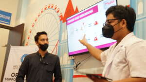 Doctors provide health education to children