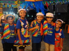 Celebrating the Sao Joao Festival