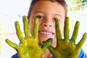 Fingerpainting Time!