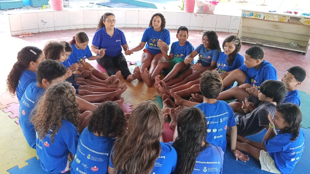 The Kids Engaged in a Togetherness Activity