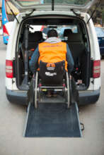 Wheelchair lift - accessible bus