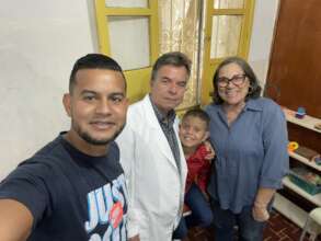 One of our families served