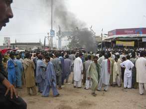 Hungry IDPs hold protest against Govt.