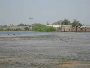 Still large area under flood water