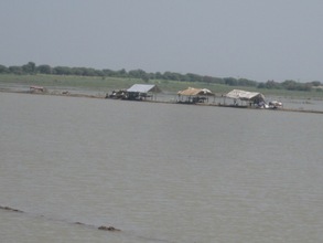 A look of villages under flood water