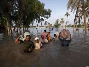 Flood hit more than 600 villages in Punjab 2014