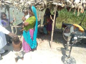 flood victims on open sky