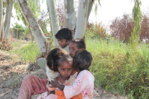 children residing without shelter