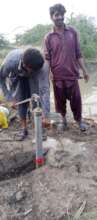 Hand pump installtion