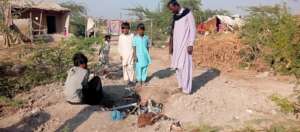 Hand pump installtion