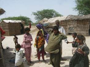 villagers needs support of food and medicine