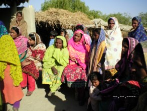 women affected by floods in 2015