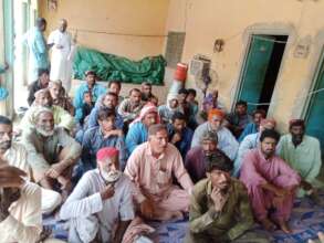 Families affected by floods in Suhbatpur