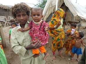 Children & women affected during rain or floods