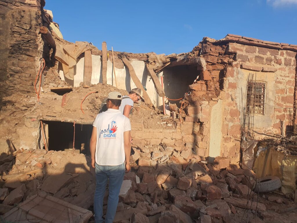 Moroccan families in the earthquake zone need food