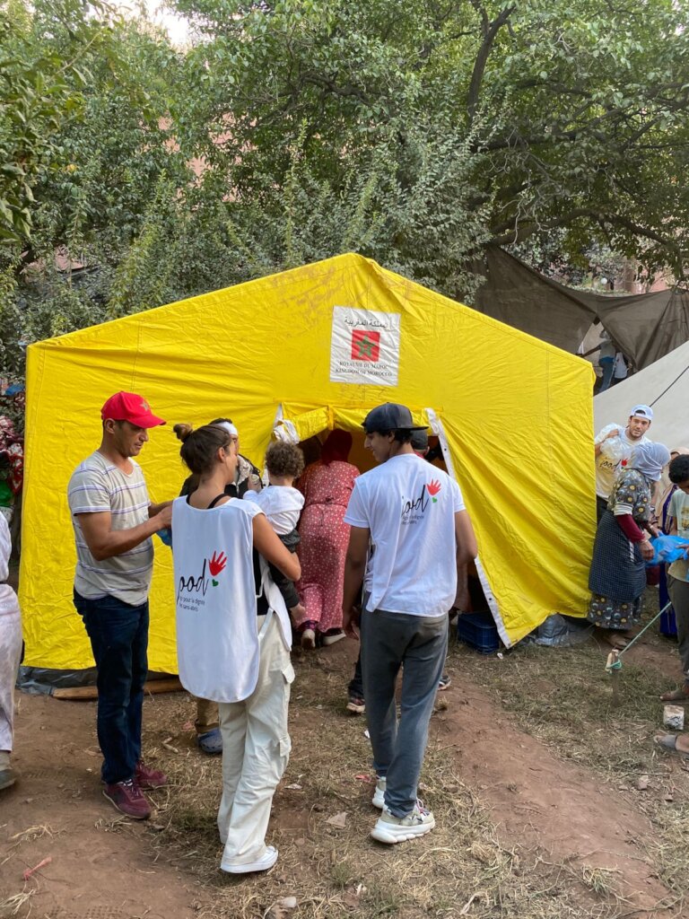Moroccan families in the earthquake zone need food