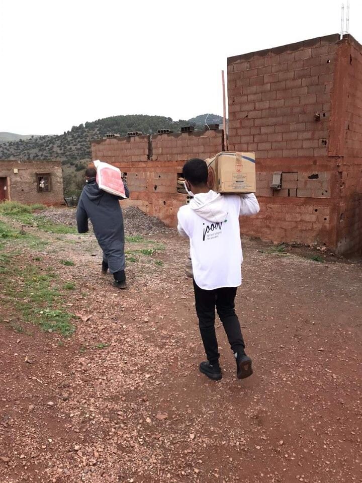 Moroccan families in the earthquake zone need food