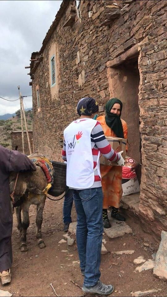 Moroccan families in the earthquake zone need food