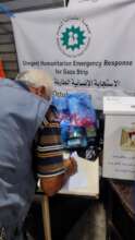 Aid distribution by Atfaluna Society. Nov. 4, 2023