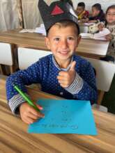At one of Atfaluna's learning spaces in Gaza