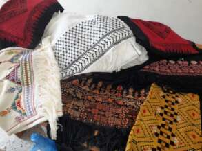 Products made by Sulafa embroiderers