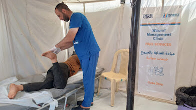 An Anera wound management clinic