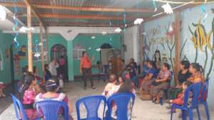 Panajachel preschool receiving talks with mothers