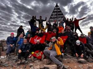 The Climb Morocco 2023 Team Summit Mount Toubkal