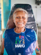 A new smile for a patient in La Marroquina.