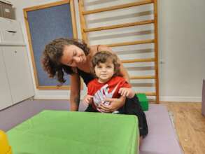 Child receiving therapy at Chimes Israel