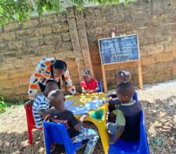 Literacy Session Outside