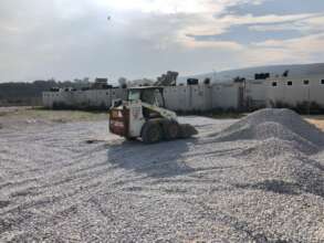 Gravel keeps the shelters insulated & waterproof.