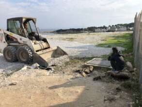 Levelling and gravelling